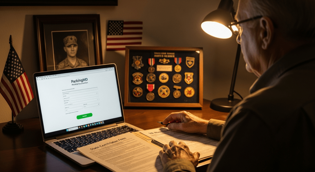 Disability Parking Permit Evaluation for veterans