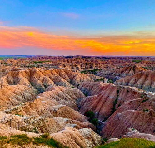 badlands national park, sd