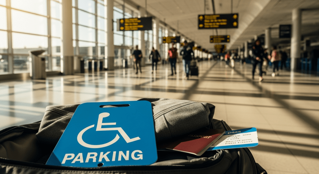 traveling with handicap parking placard