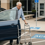 Hip replacement handicap placard