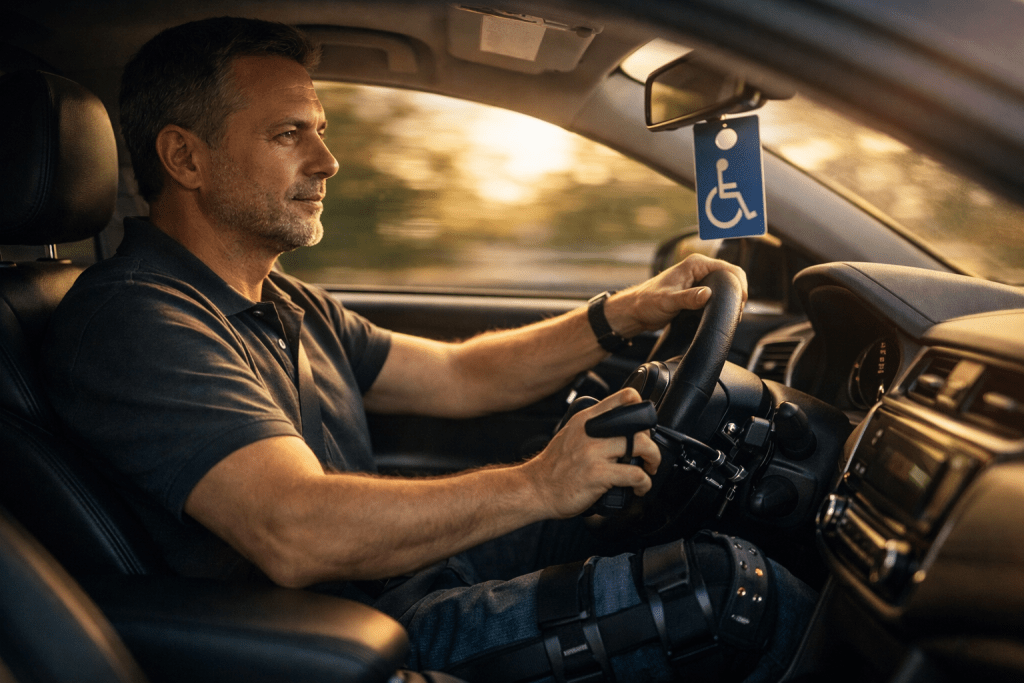 handicap placard for elderly parent