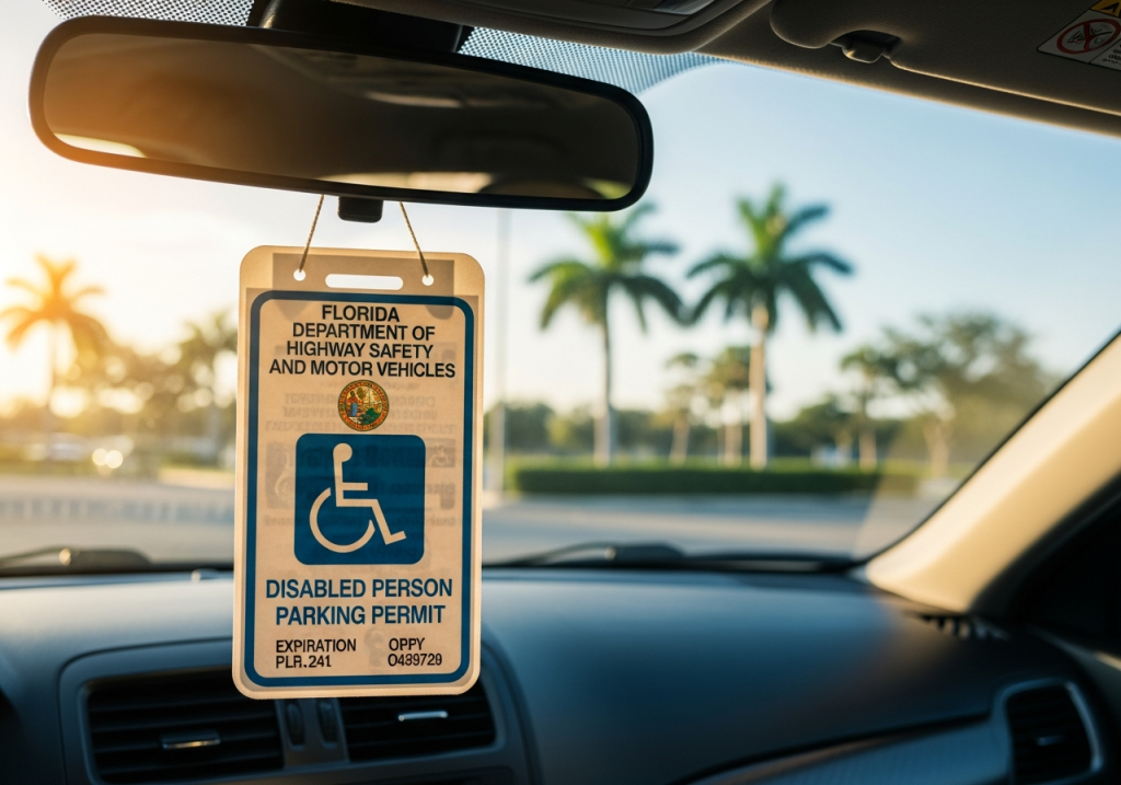 how to get a disabled parking permit in florida