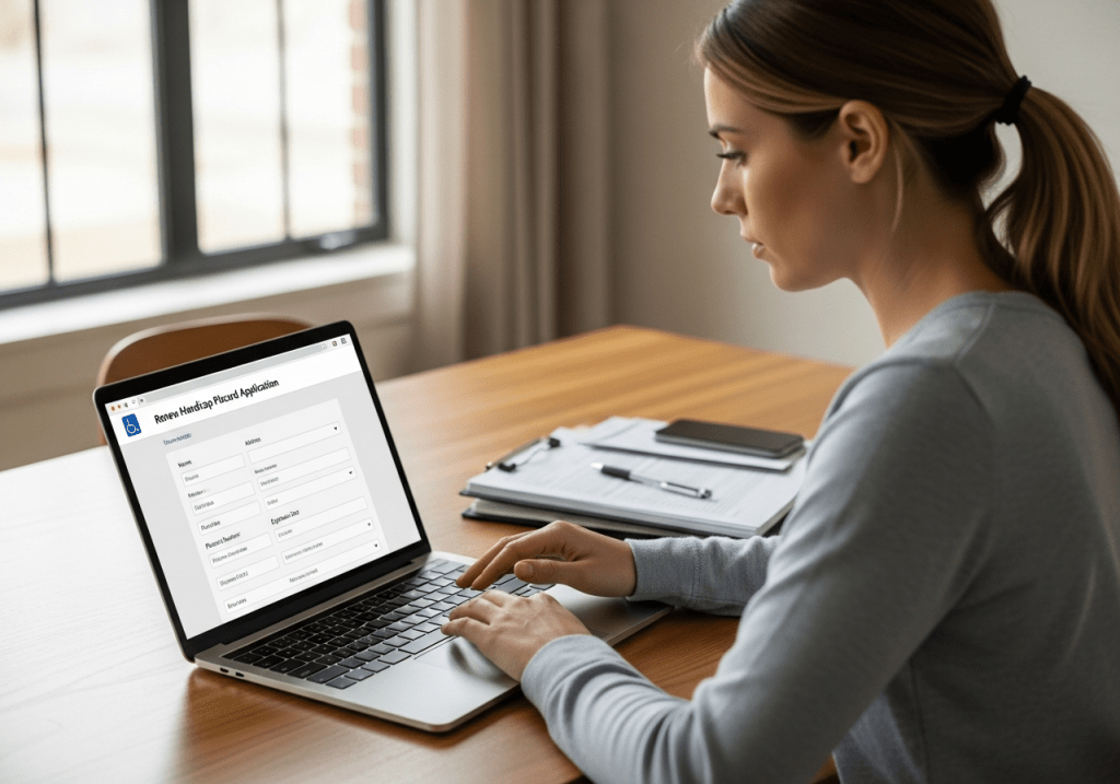 how to renew handicap placard