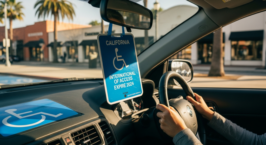 California handicap placard
