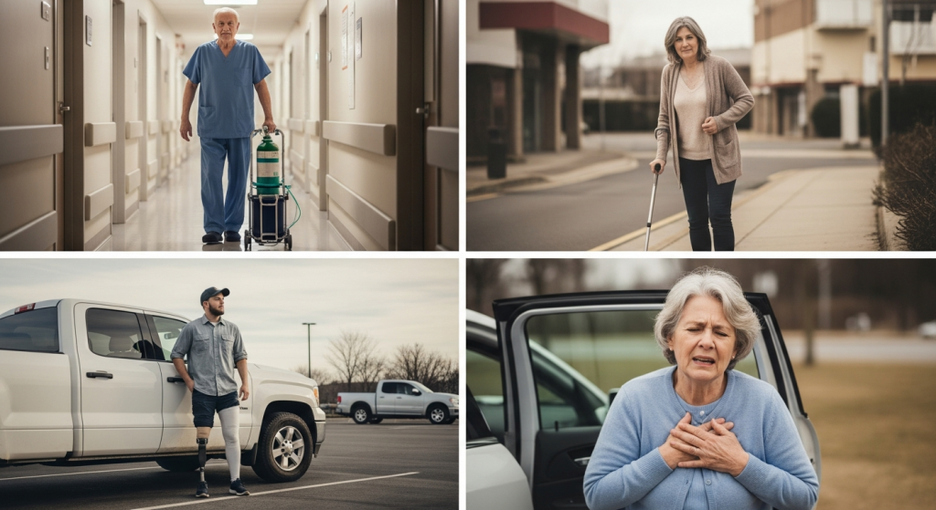 qualifying conditions for handicap placard in Maryland