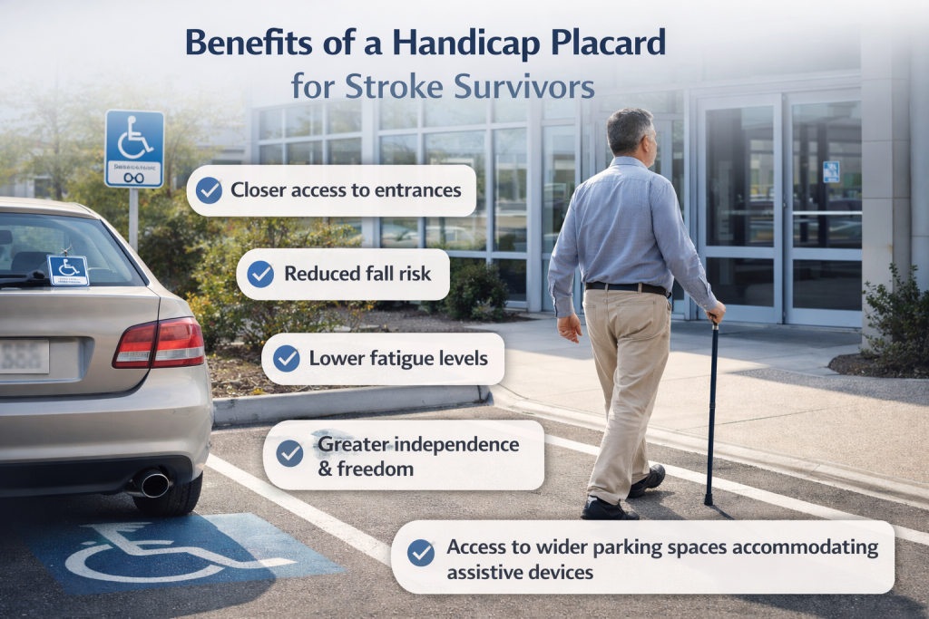 stroke & handicap placard