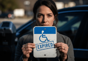 what happen if my handicap placard expires.